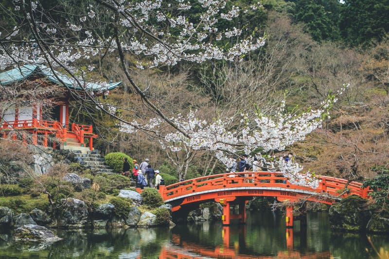 A Beautiful Japanese Garden At Daigo Ji Temple April Editorial