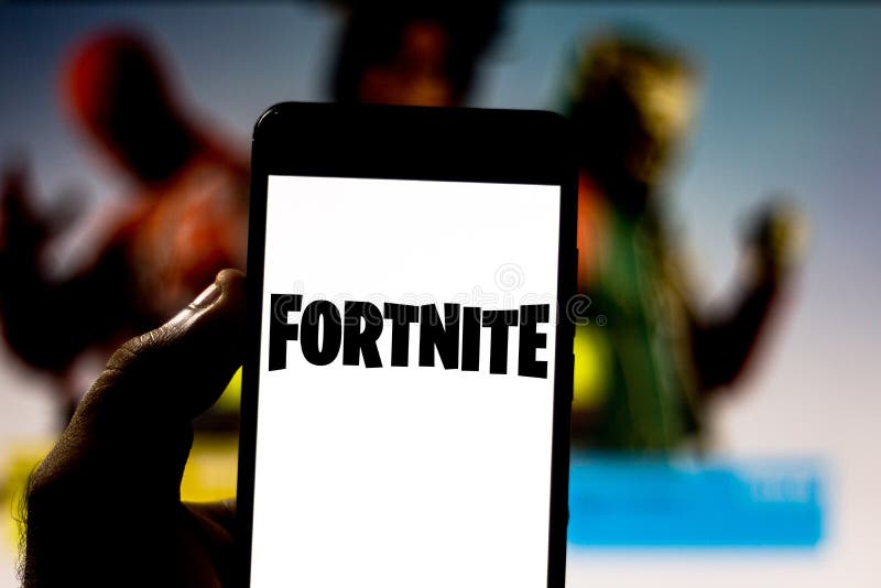 April 1, 2019, Brazil. Fortnite logo on the screen of the mobile device. Fortnite is an online multiplayer online game developed royalty free stock image April 1, 2019, Brazil. Fortnite logo on the screen of the mobile device. Fortnite is an online multiplayer online game developed royalty free stock image
