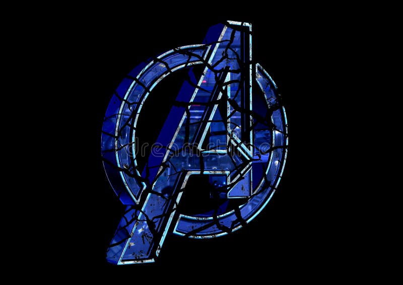 Marvel Avengers Endgame Schlüsselring A Logo Nue offiziell Rubber