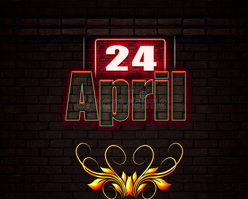 April 24 Calendar Stock Illustrations – 303 April 24 Calendar Stock  Illustrations, Vectors & Clipart - Dreamstime