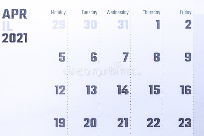 Featured image of post April 2021 Calendar Date / In our april 2021 calendar, you will find 30 days.