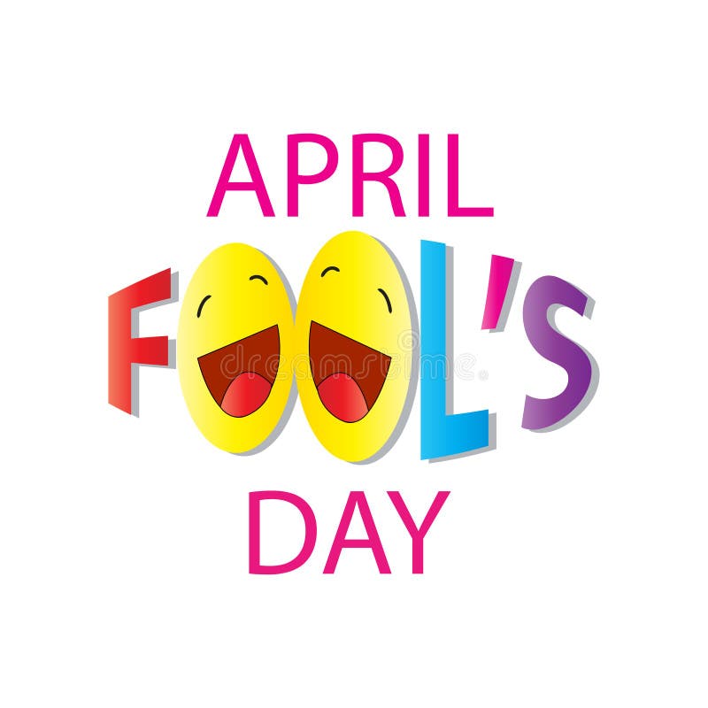 April Fools Day Design. April 1 Stock Illustration - Illustration of ...