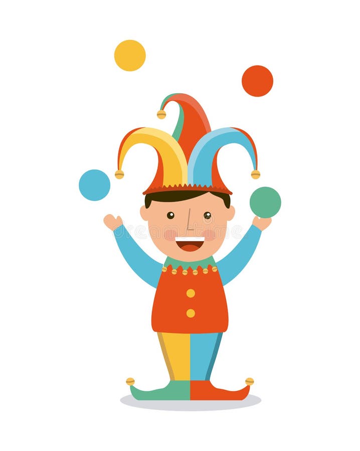 April fools day stock illustration