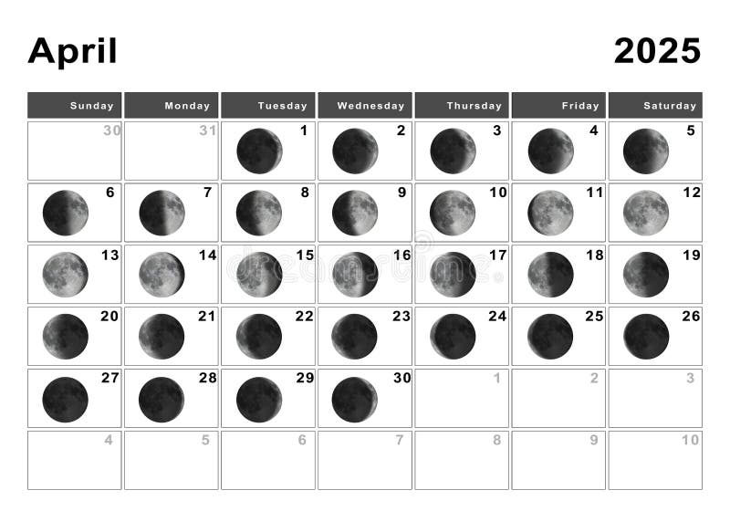 april-2025-lunar-calendar-moon-cycles-stock-photo-image-of-night-planner-258915468