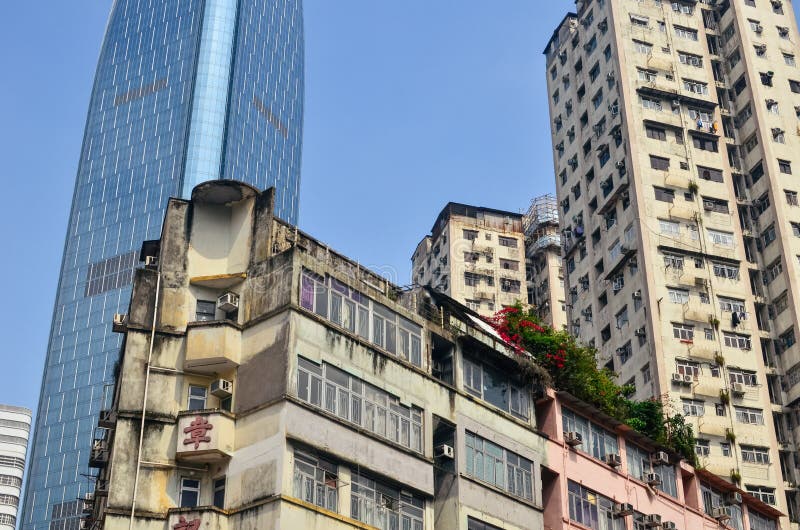 the Tong Lau at Quarry Bay, Hong Kong 20 April 2013 Editorial Image