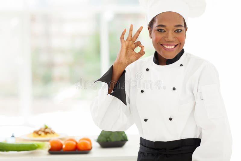 Aprovação africana do cozinheiro chefe