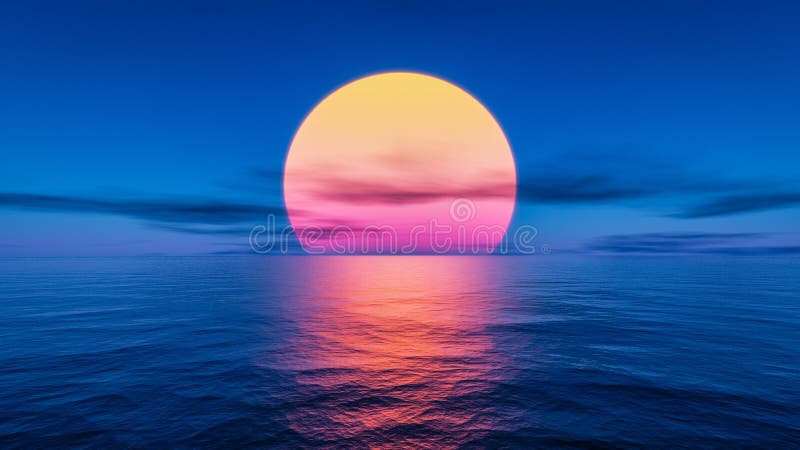 Apus peste ocean royalty free illustration
