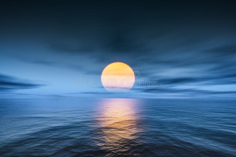 Apus peste ocean stock illustration