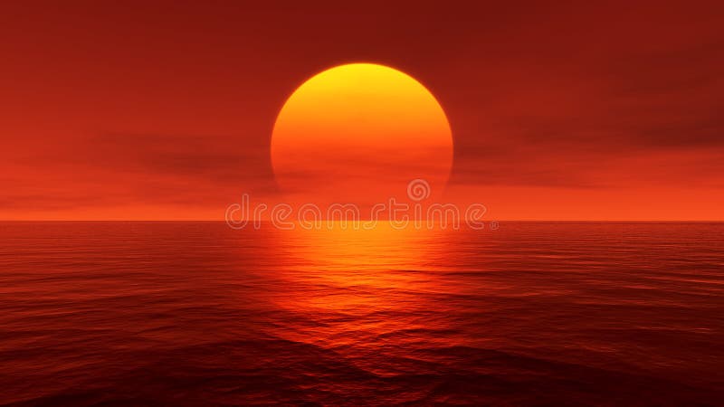 Apus peste ocean stock illustration