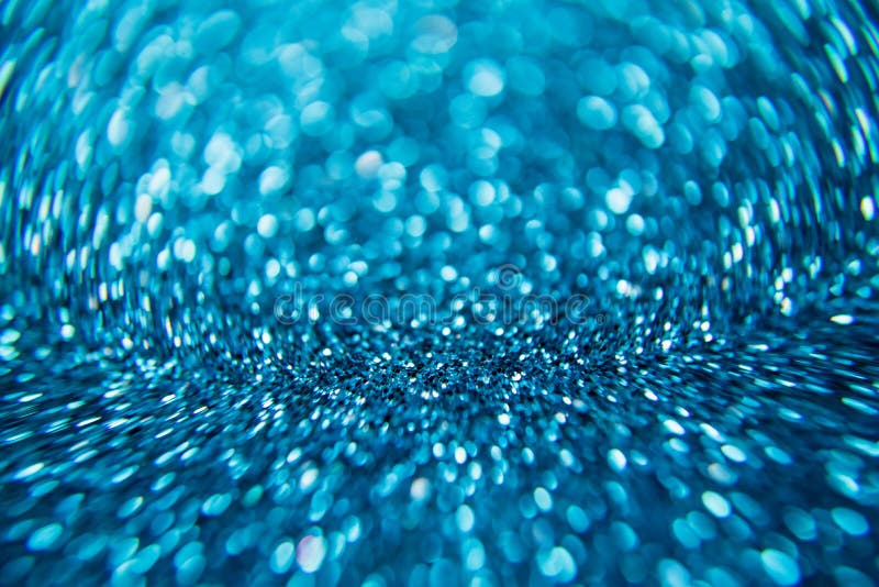 Aqua blauwe abstracte achtergrond Textuur Bokeh Het beeld van Defocused