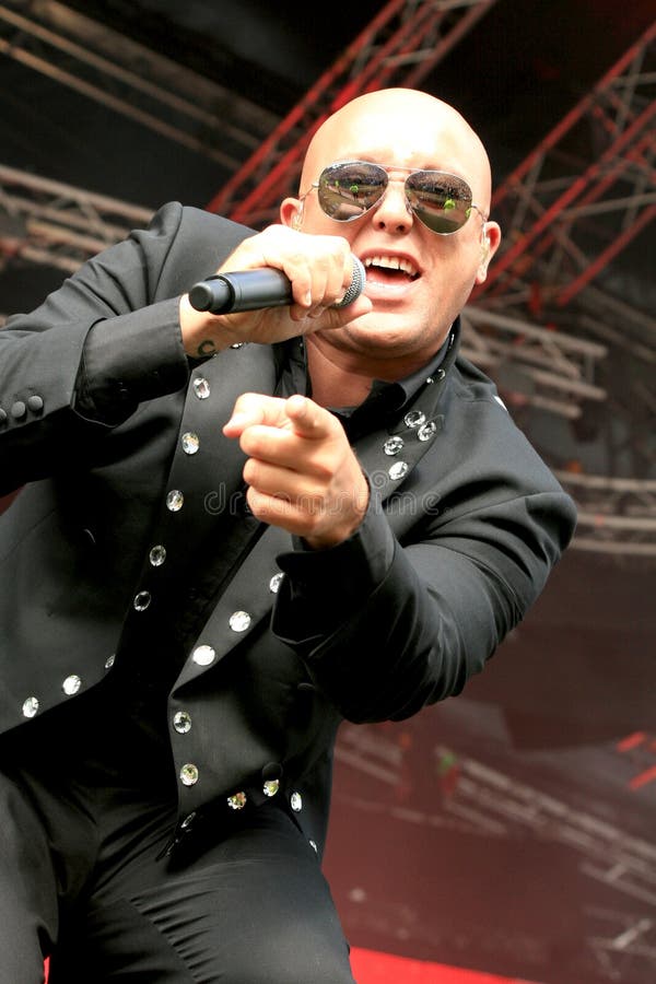 Aqua op Grøn Koncert 2008 stock fotografie