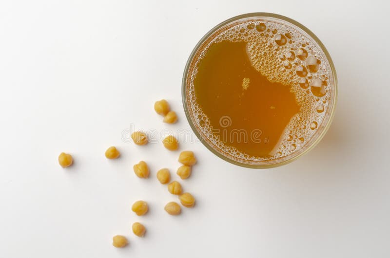 Aquafaba Made of Chickpea. Replace Egg in Baking for Vegan Recipe