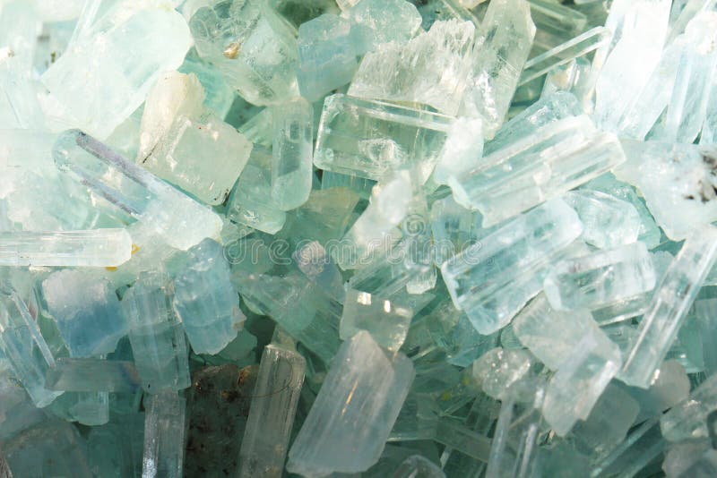 aquamarine mineral collection