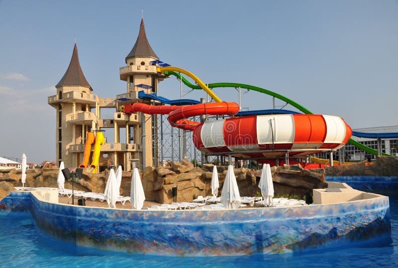 Aquapark zdjęcie stock