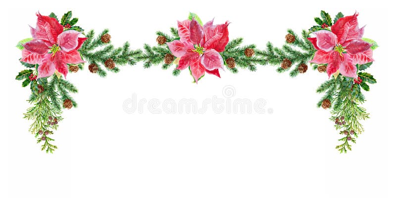 Aquarela das decorações do Natal Imagem da aquarela ilustração do vetor Aquarela das decorações do Natal Imagem da aquarela ilustração do vetor