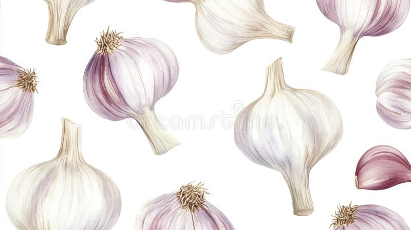 Aquarellblütenglühbirnen im weißen Hintergrund stock abbildung