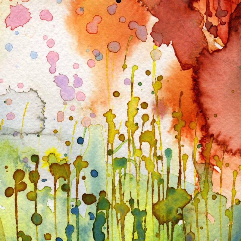 Aquarelle artistique de fond illustration stock Aquarelle artistique de fond illustration stock