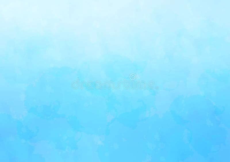 Aquarelle bleue de gradient de vecteur pour l'arrière-plan abstrait
