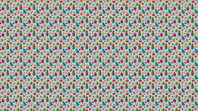 Aquarelle de noël motif continu fond saisonnier fond d'écran horizontal illustration libre de droits