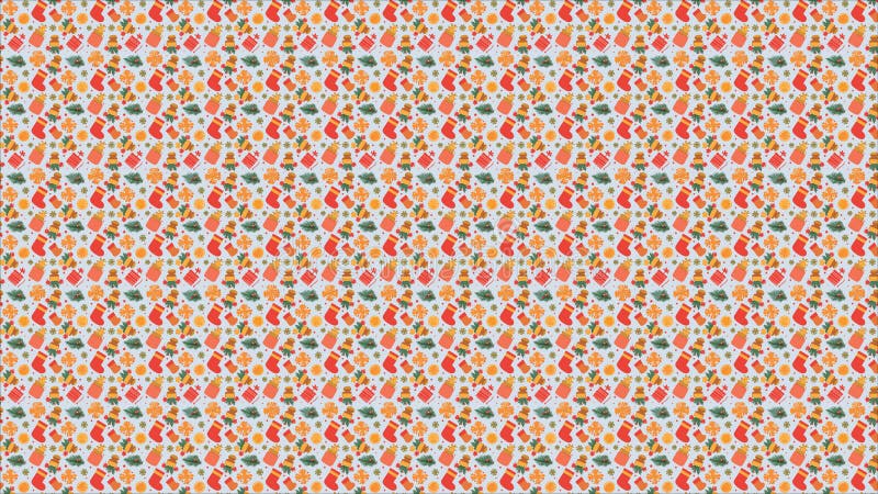 Aquarelle de noël motif continu fond saisonnier fond d'écran horizontal illustration stock