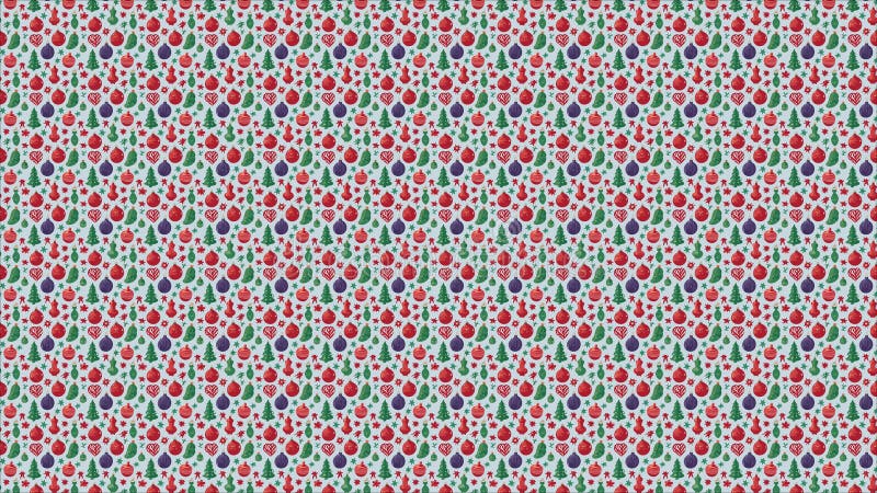 Aquarelle de noël motif continu fond saisonnier fond d'écran horizontal illustration de vecteur