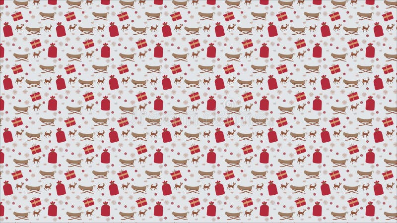Aquarelle de noël motif continu fond saisonnier fond d'écran horizontal illustration de vecteur