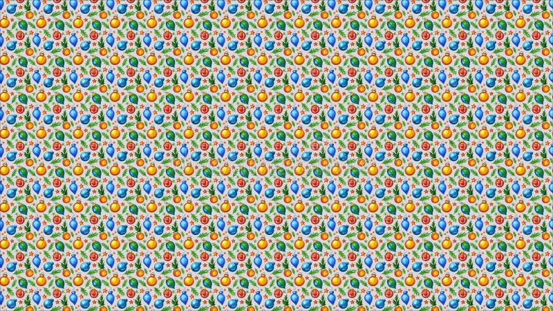 Aquarelle de noël motif continu fond saisonnier fond d'écran horizontal illustration libre de droits