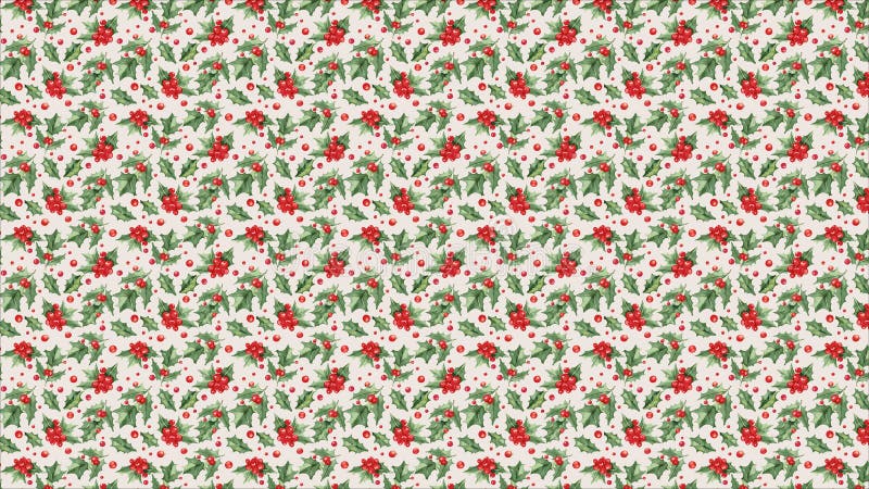 Aquarelle de noël motif continu fond saisonnier fond d'écran horizontal illustration stock