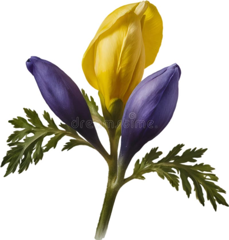 Watercolor painting of Aconite flower. Aconite flower clipart for decoration. AI-Generated. Watercolor painting of Aconite flower. Aconite flower clipart for decoration. AI-Generated.