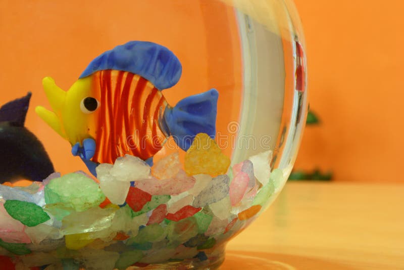 Aquarium Fake fish. stock photo. Image of tropical 42761232