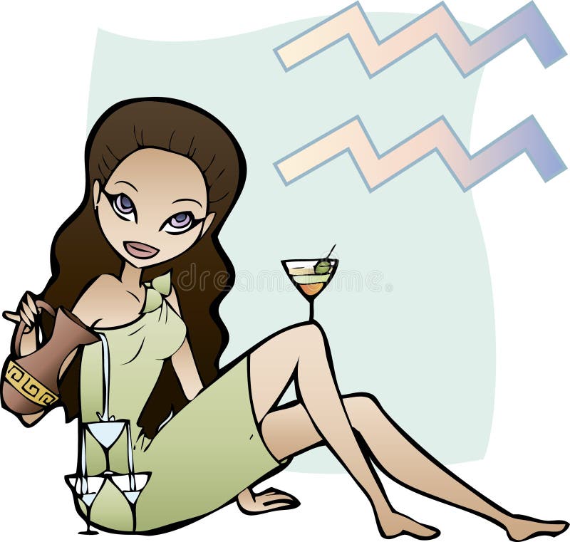Aquarius vector illustration Aquarius vector illustration