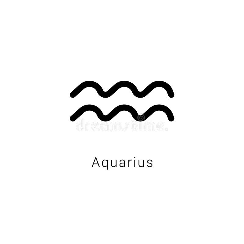 The Water-Bearer Aquarius Sing. Star Constellation Element. Age of ...