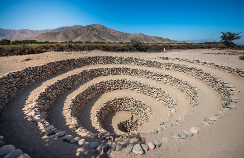 Aquedotto di Cantalloc vicino a Nazca, Perù