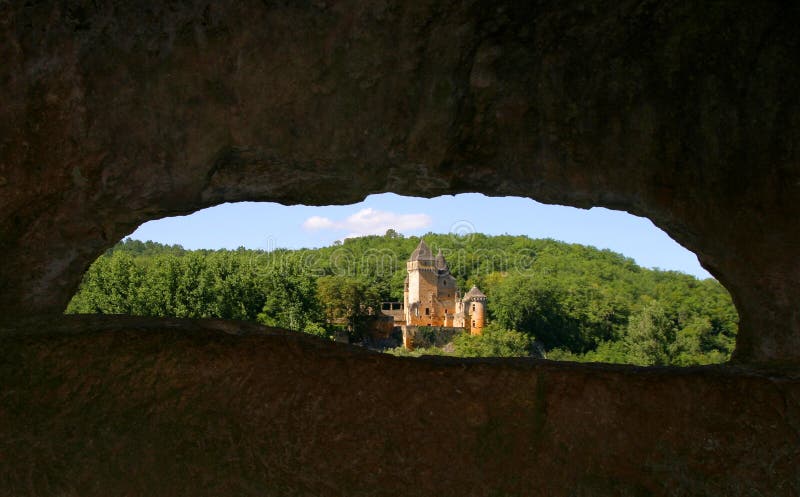 Aquitaine chateau de dordogne france laussel