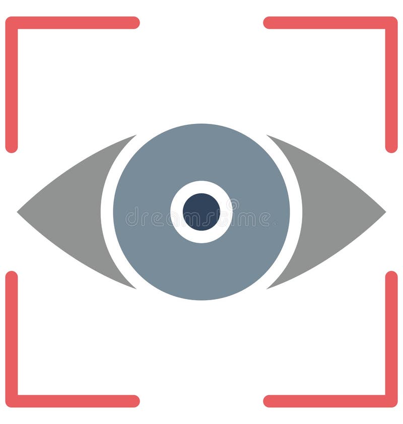 Ar Contact Lenses Isolated Vector Icon Which Can Easily Modify Or Edit