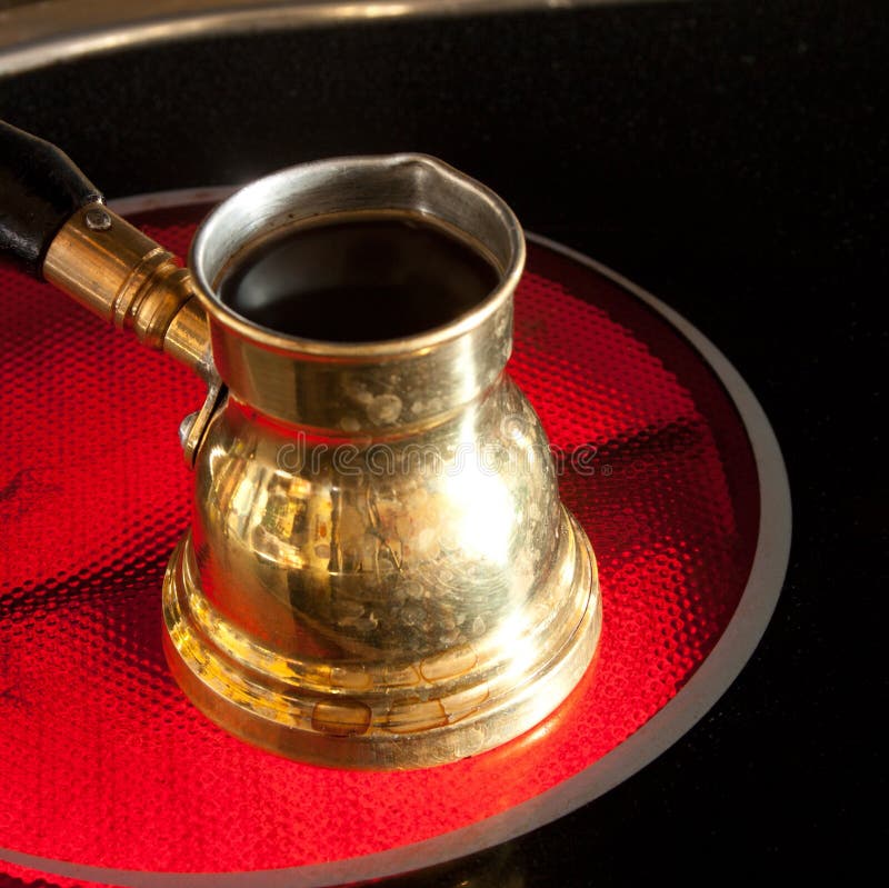 Arab coffee pot stock photo