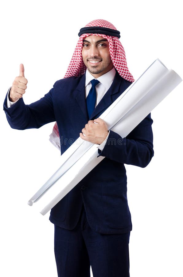 Arab engineer stock photos