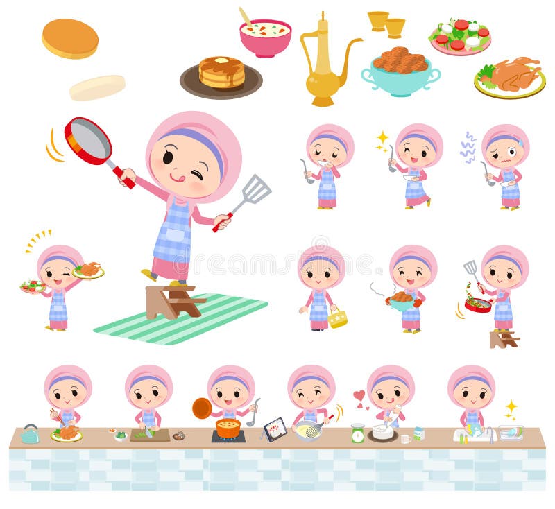 Featured image of post Logo Hijab Chef Muslimah Cartoon Download this premium vector about cartoon female chef with hijab and discover more than 10 million professional graphic resources on freepik