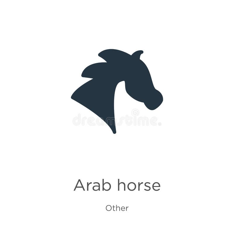 Arab horse stock vector. Illustration of arabian, illustration - 42329243