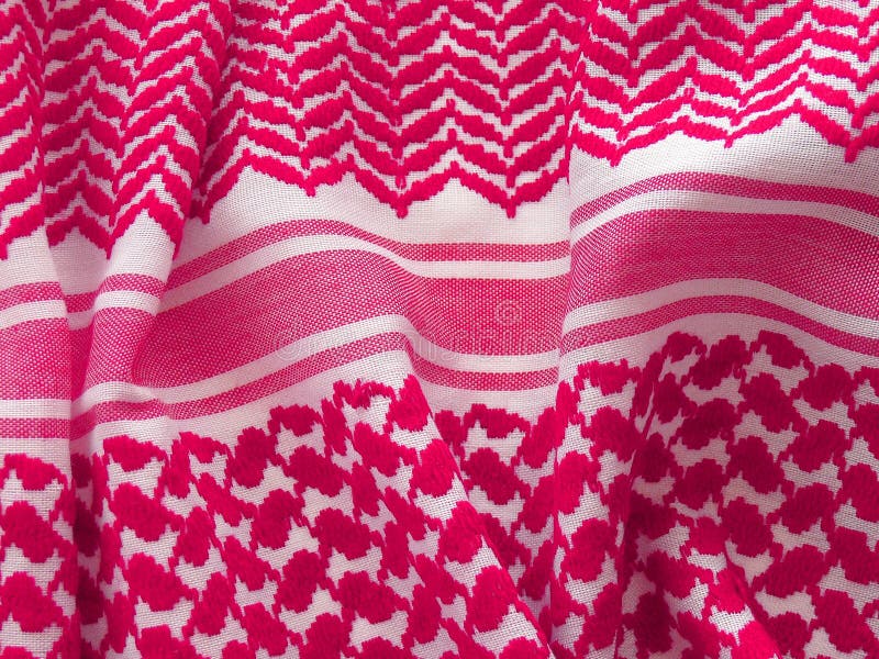 Arab keffiyah closeup. royalty free stock images