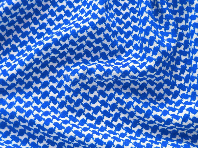 Arab keffiyah pattern. stock images