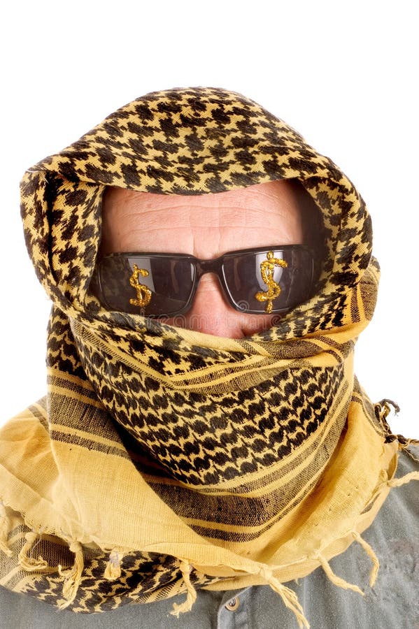 Arab man with sunglasses stock image. Image of middle 18870543