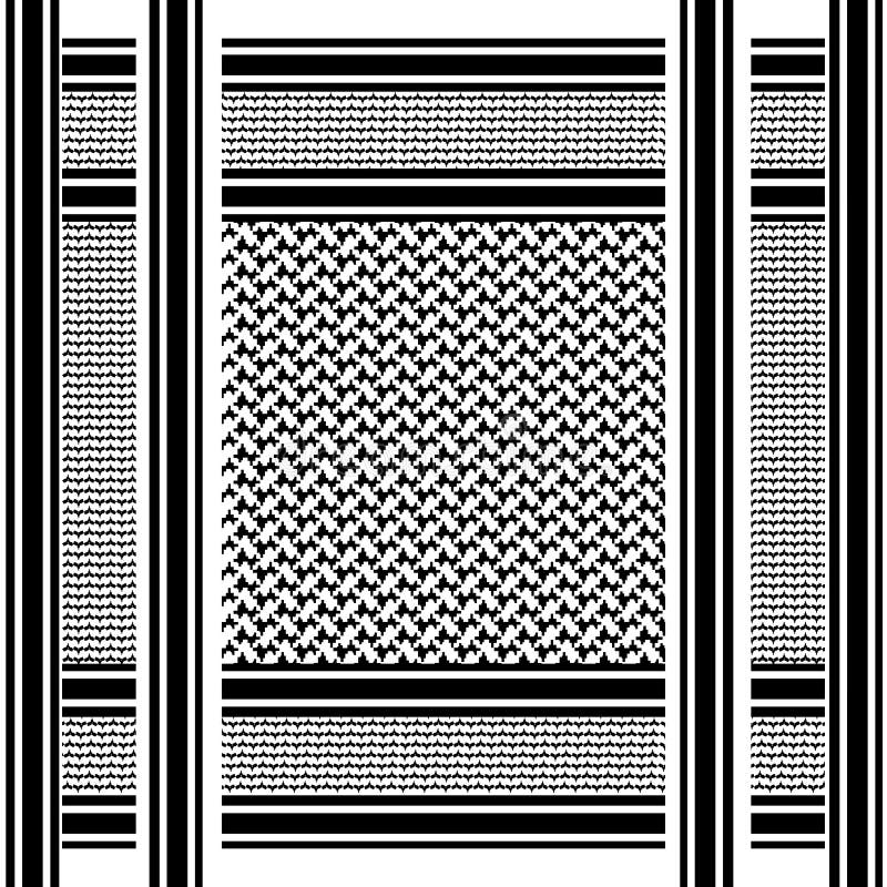 Arab shemagh scarf vector illustration