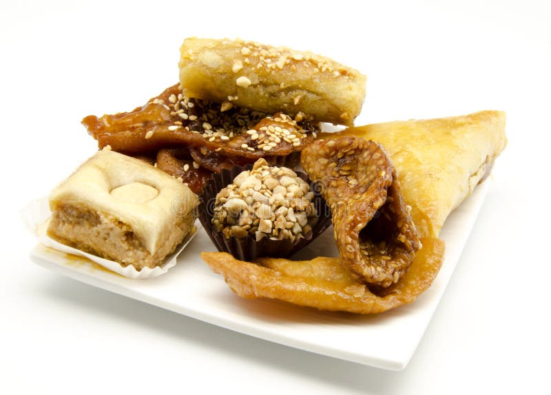 Arab sweets stock photos