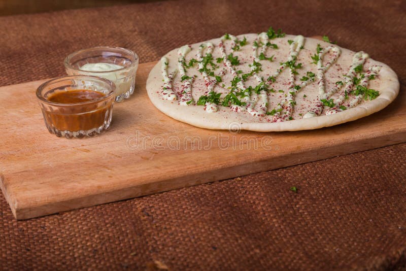 Arab tortilla bread stock photo. Image of dessert, eastern 52720622