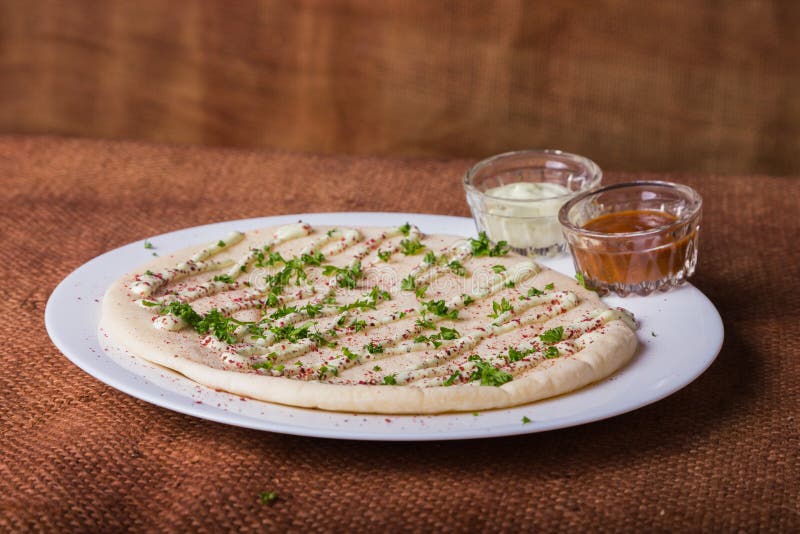 Arab tortilla bread stock image. Image of eastern, mediterranean 52775131