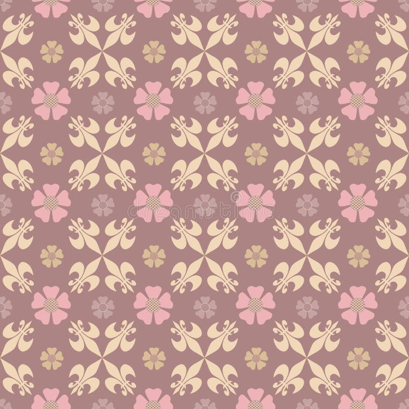 Arabesque sem emenda oriental do damasco do teste padrão e elementos florais t ilustração do vetor Arabesque sem emenda oriental do damasco do teste padrão e elementos florais t ilustração do vetor