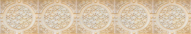 Arabesque style ornate architectural carving details. Decagon stock images, royalty-free photos and pictures