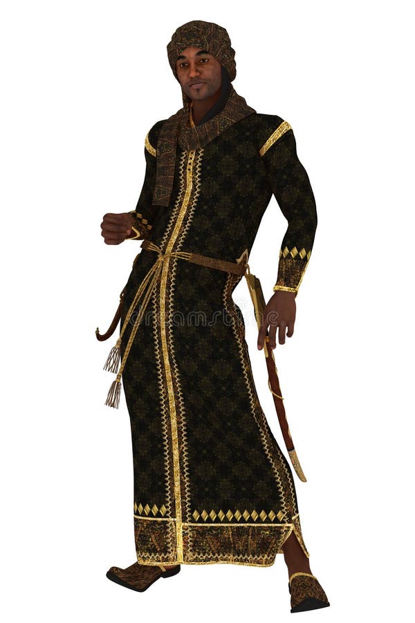 Arabian nights prince stock illustration. Image of nights - 34758706