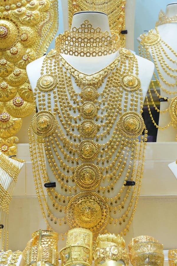 Arabian Pakistani Indian Traditional Gold Jewelry Editorial Stock Photo -  Image of metal, arabian: 105185973